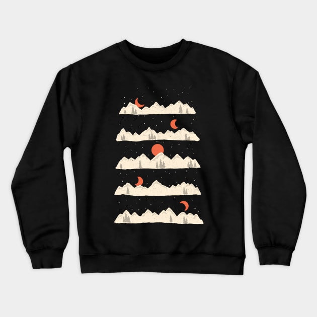 Moonrises...Moonsets... Crewneck Sweatshirt by NDTank